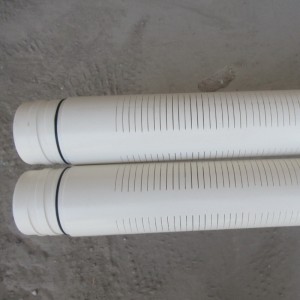 2 inch SCH40 Rigid PVC Casing Pipe Customized Slot Tubing